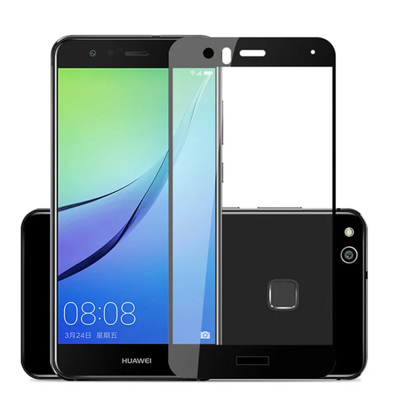 9H полное покрытие закаленное стекло протектор для Huawei P10 Lite 5 2 дюймовый экран