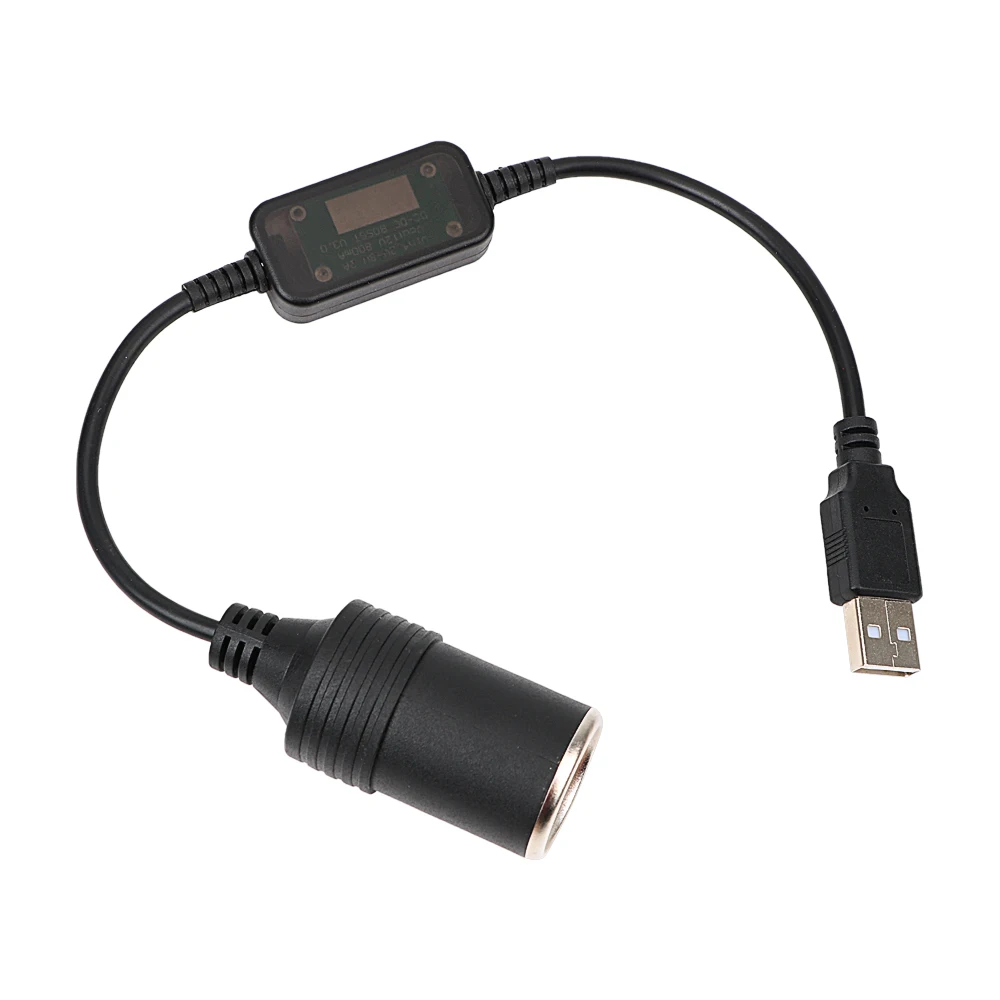 Разъем адаптера конвертер адаптер проводной контроллер USB 5V 12V авто аксессуары