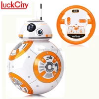 fast delivery version bb 8 ball 20 5 cm rc bb 8 droid robot 2 4g remote control bb8 intelligent robot action figure model rc toy