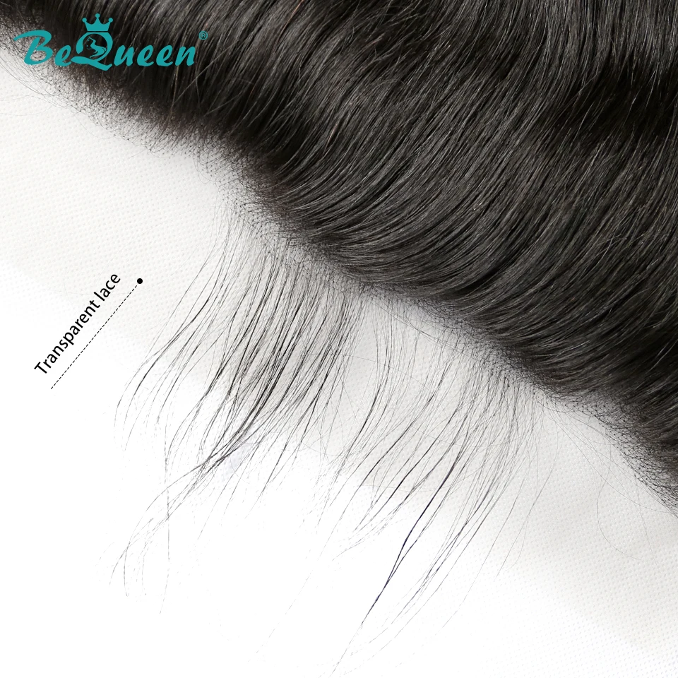 BeQueen 13*4 кружевные фронтальные с детскими волосами прозрачные необработанные
