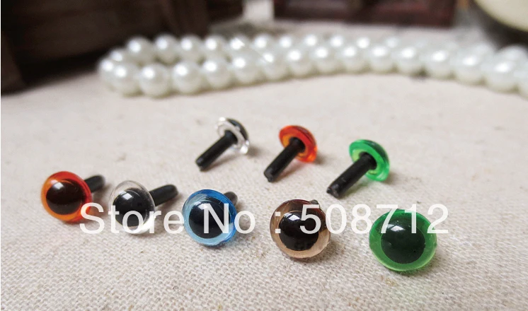 Отправка! 100 пар 9 мм смешанные цвета мягкие игрушки глаза животное медведь носки