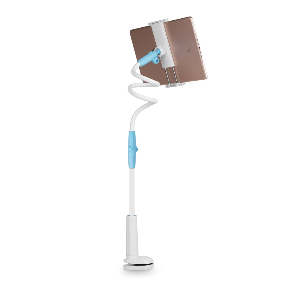 Держатель подставки для планшетов для 360 градусов вращения ipad Air Мини Xiaomi M ipad Kindle телефон планшет универсальный держатель подставка держатель - Цвет: Detachable blue