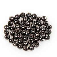 fly tying material 100 pcs gold copper black nickle tungsten bead fly tying beads fly fishing nymph head ball beads