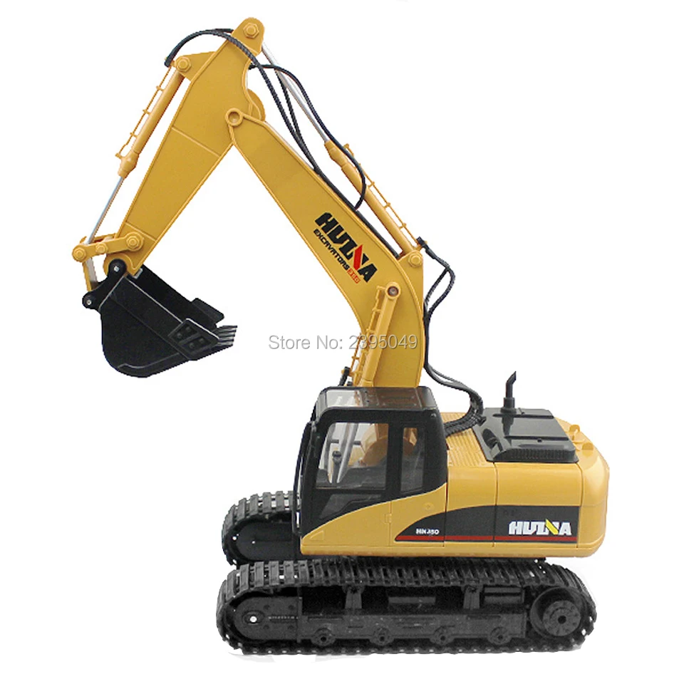 Экскаватор Contral Toy 15 каналов 2,4g 1/12 Rc пластиковый экскаватор зарядка RC автомобиль батарея малыш игрушка для детей экскаватор HuiNa