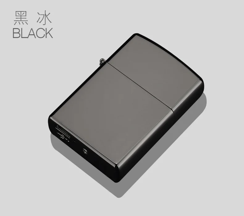 Плазменная Зажигалка USB с двойной дугой, электрическая зажигалка из цинкового сплава с гравировкой логотипа - Цвет: black