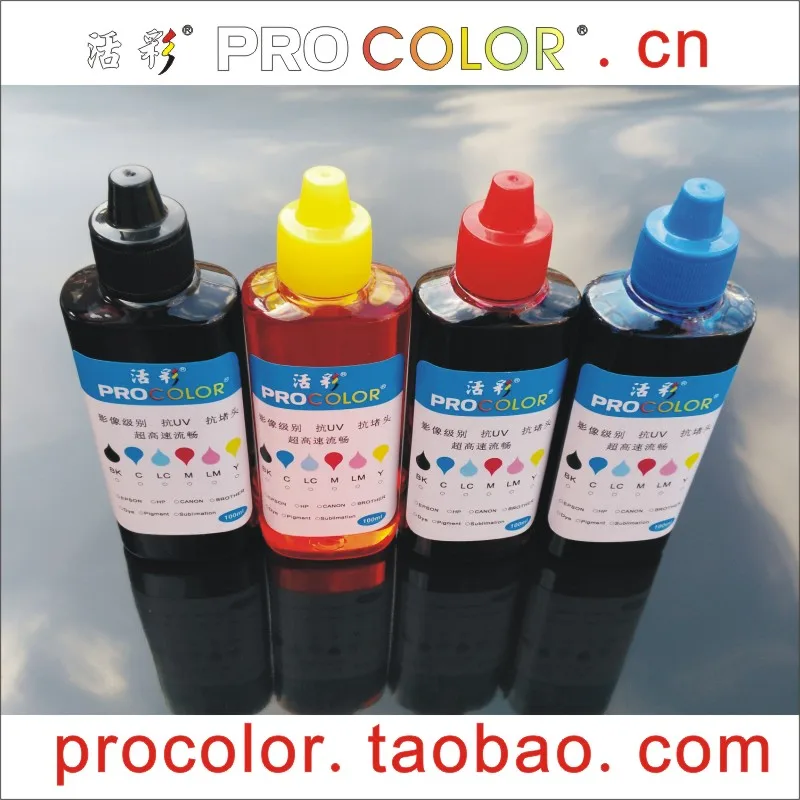 

Набор для заправки чернил PROCOLOR T7741 pigmet ink 664 чернила на основе красителя для СНПЧ для струйного принтера Epson Expression ET-3600 ET 3600 4550 ET4550