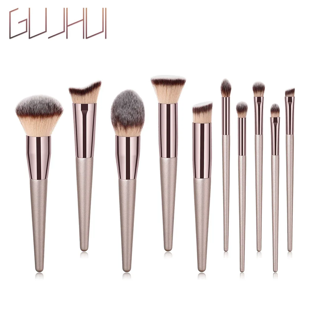 

GUJHUI 1PCS Wooden Makeup Brushes Kit Foundation Cosmetic Eyebrow Eyeshadow Brush Pole Makeup Brush Sets Tools Drop Ship #T