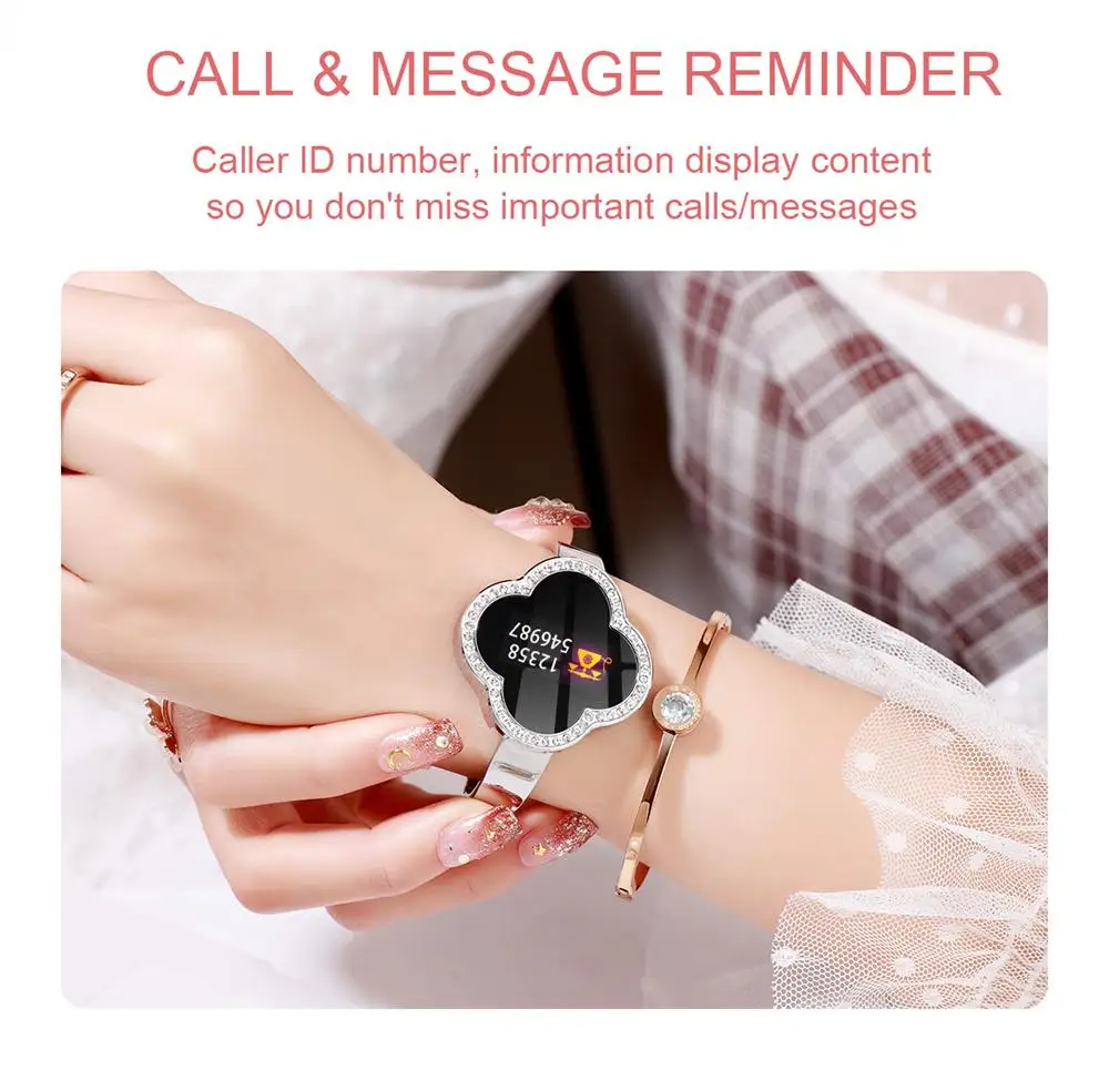 Timethinker S6, женские Смарт-часы, Hombre, женские Смарт-часы, Reloj, кровяное давление, пульсометр, фитнес-трекер, часы Bling