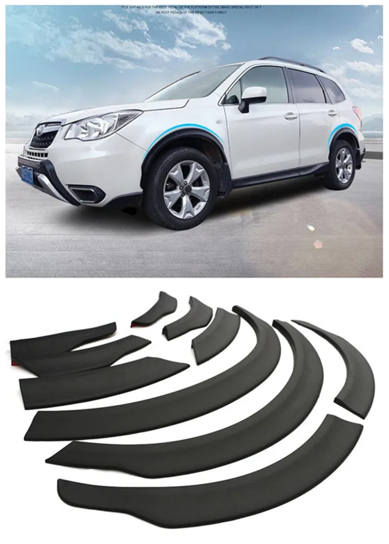 Аксессуары ABS пластиковые колеса для бровей круглые дуги подходят для Subaru Forester 2013 автозапчасти моделирование