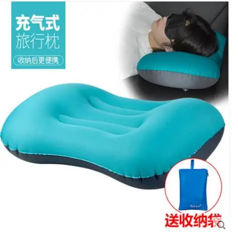 

portable outdoor inflatable pillow home travel pillow cervical headrest cushion tourism adult cushion