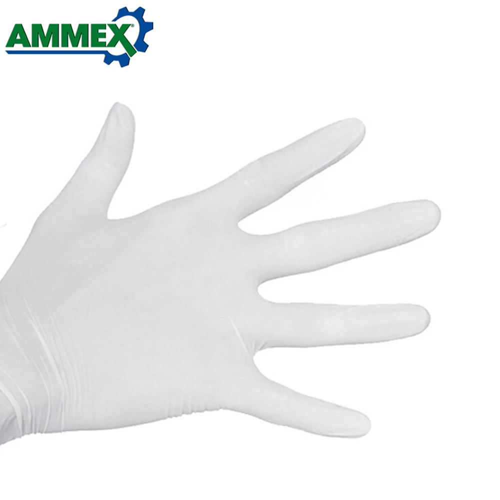 AMMEX 100 шт одноразовые перчатки 12 дюймов толстые нитриловые перчатки для еда домашнего приготовления лабораторное очищающее использование