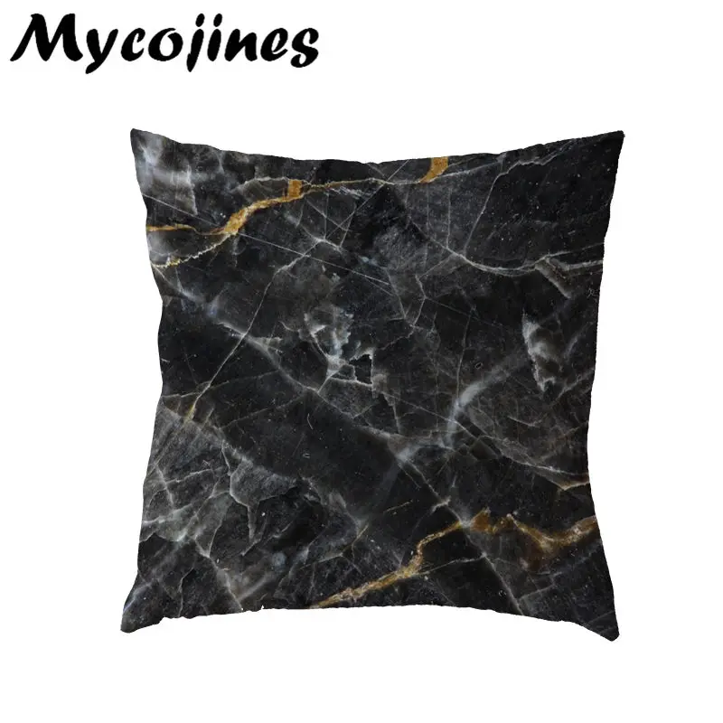 Дешевый квадратный белый чехол для подушки наволочка из акварели и мрамора