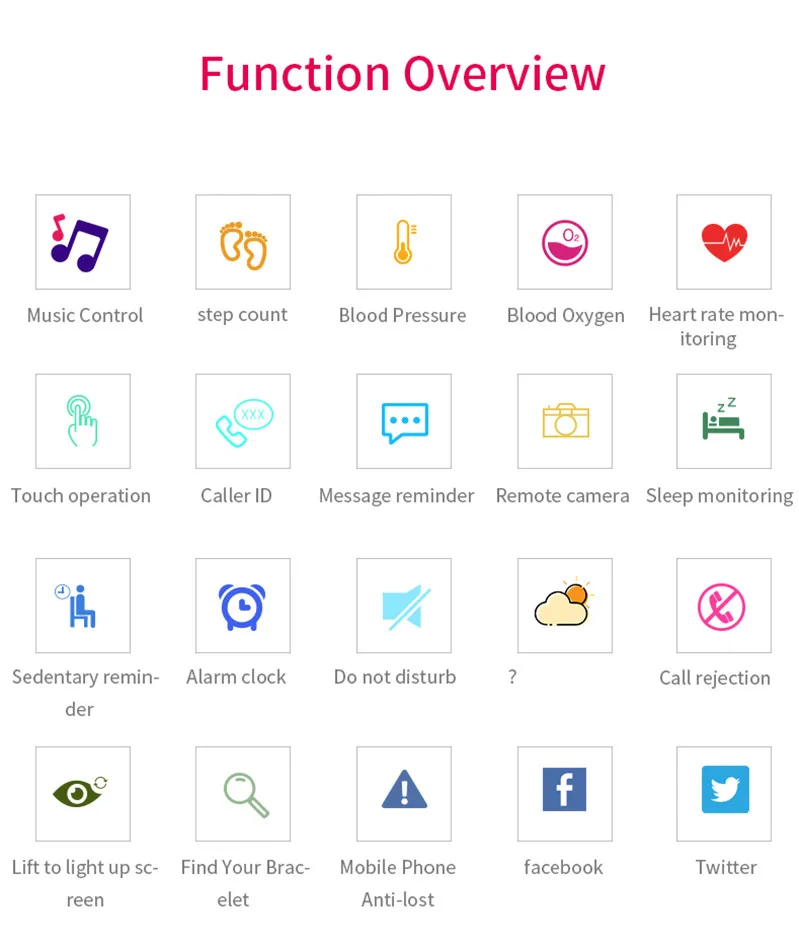 Цвет Экран Смарт часы артериального давления браслет сердечной активности