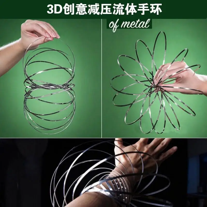 Aniti stress Magic Torooflux Fun Flow Ring кинетическая Весенняя Flowtoy Fidget Spinner стальная уличная