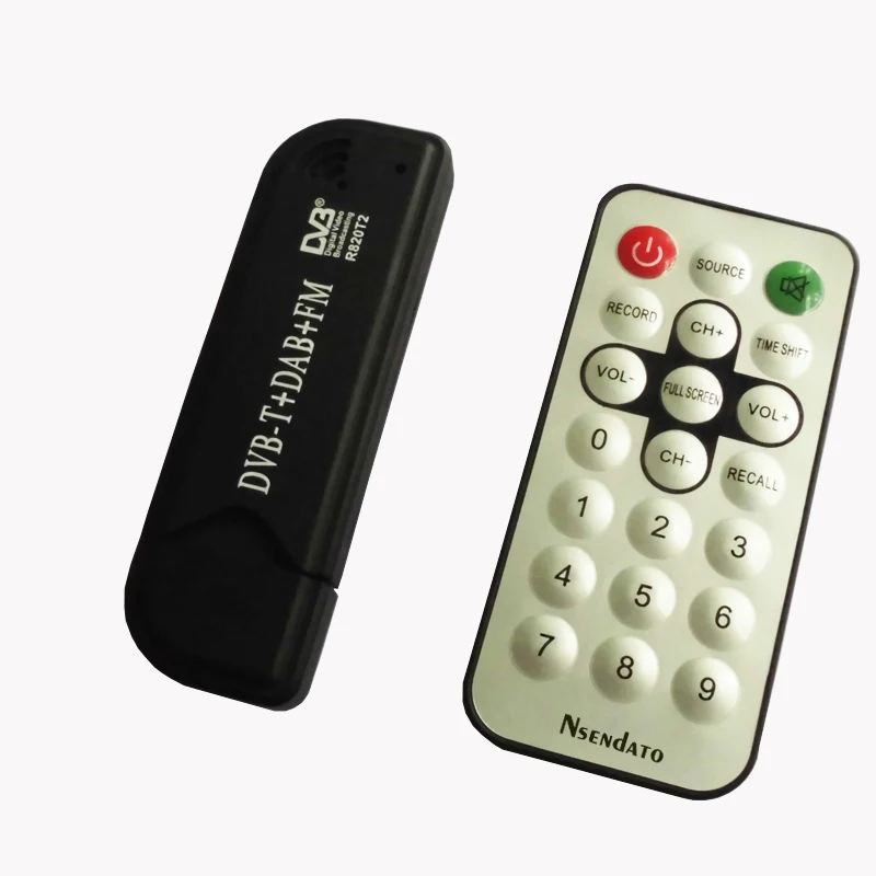 USB Smart TV Stick DVB T & RTL SDR цифровой ТВ приемник RTL2832U R820T2 тюнер + FM DAB с антенной для android