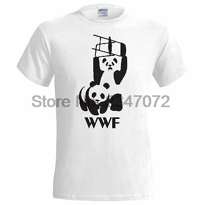 Забавная Мужская футболка с рисунком панды ФК дикой природы | одежда