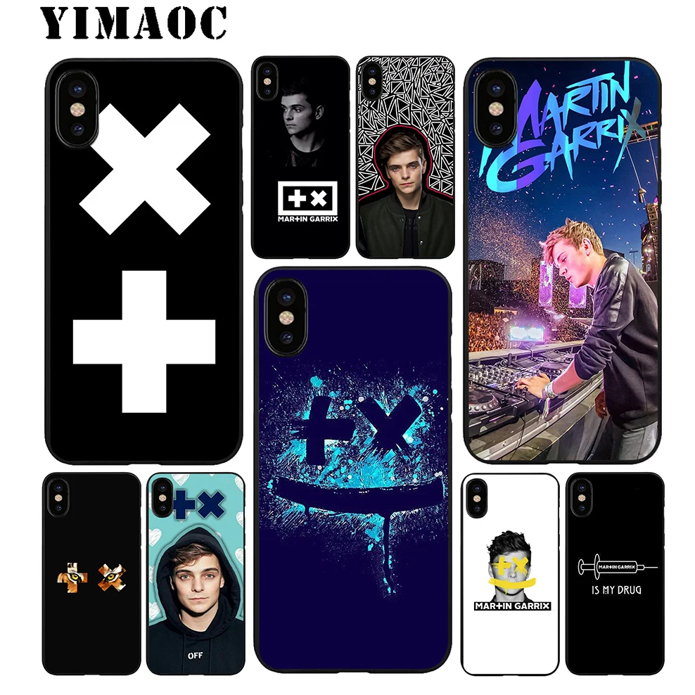 YIMAOC Martin Garrix Мягкий ТПУ Черный силиконовый чехол для iPhone X или 10 8 7 6 6S Plus 5 5S SE Xr Xs Max |