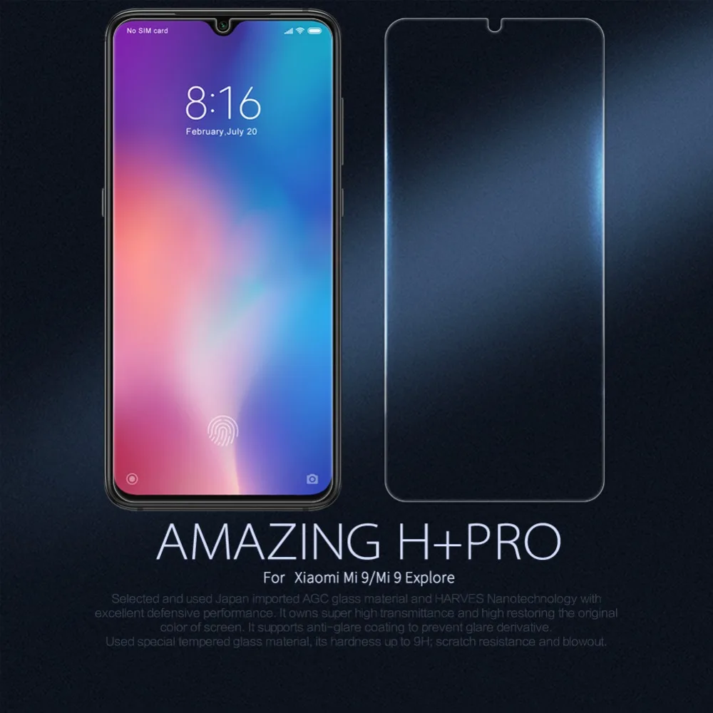10 шт./лот NILLKIN Amazing H + PRO Противоударная Защитная пленка для экрана из закаленного