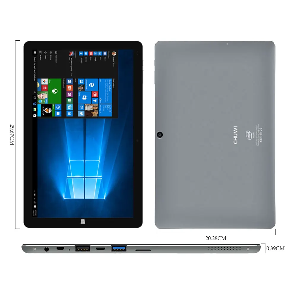 CHUWI Hi12 плашет 12 дюймов Tablet PC Dual OS 4GB ROM DDR3 Intel Z8350/64GB Wi Fi HDMI OTG Windows планшетный