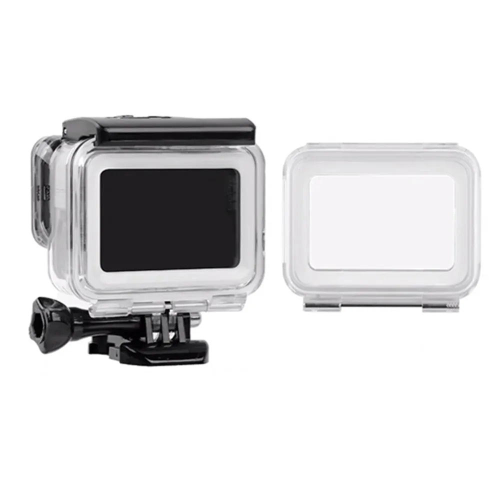 Водонепроницаемый корпус для GoPro Hero 7 белый серебристый защитный чехол дайвинга