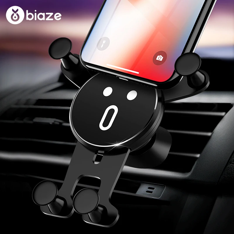 Автомобильный держатель Biaze Expression для iPhone X XS samsung универсальный мобильного
