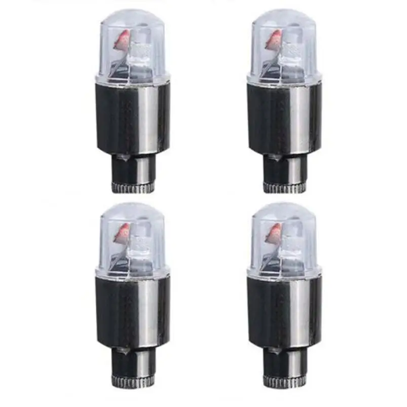 Outdoor Sports Bicycle Cool Light 4X Bike Car Motorcycle Wheel Tire Tyre Valve Cap Neon LED Flash Lamp AG10 Batteries P40 | Спорт и
