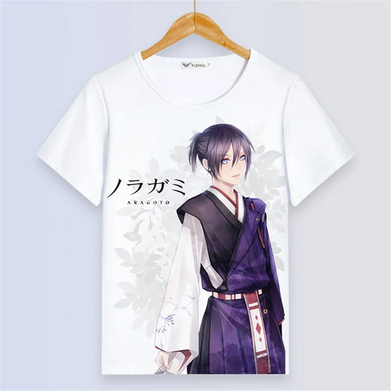 Аниме Noragami арагото цифровая печать унисекс Harajuku футболка женская для влюбленных