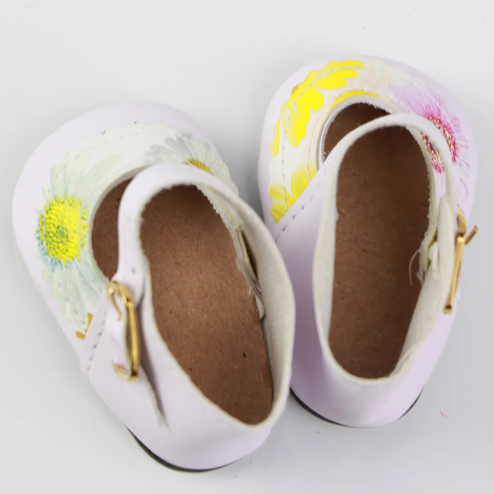 KEIUMI Коллекционная 7 см пара девичьих кукольных туфель с кожаным ремнем подходит