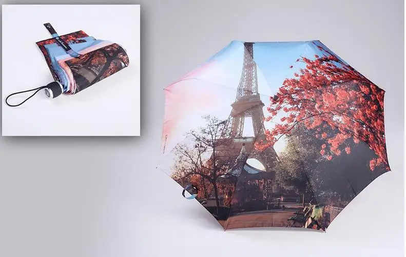 Картина Зонт черное покрытие масляной живописи Зонты открытый пляж солнце