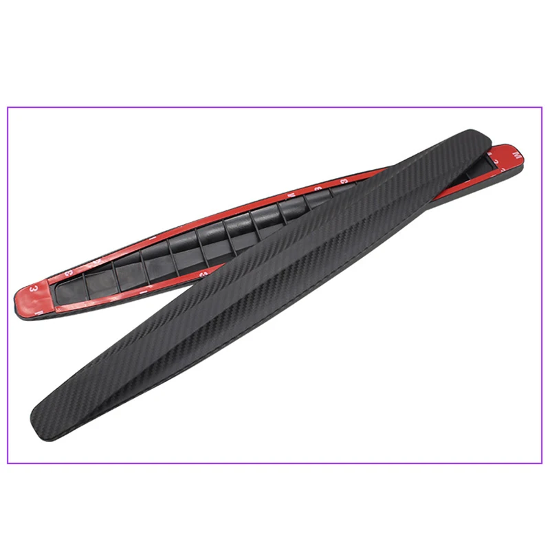 40 5*5 см Автомобильная полоса бампера из углеродного волокна против царапин для