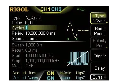 RIGOL генератор сигналов DG1032Z произвольной формы генератор 30 МГц