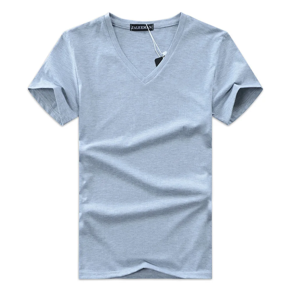 Gray color Футболка, простой креативный дизайн, одноцветные хлопковые футболки для мужчин, Новое поступление, Стильная мужская футболка с коротким рукавом размера плюс - Цвет: Gray color