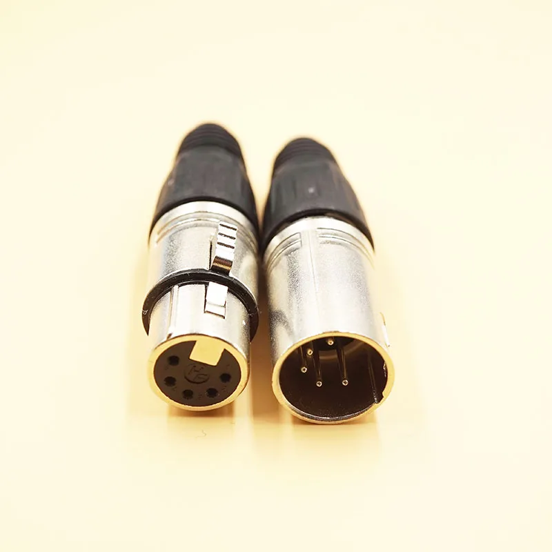 5 шт./лот 3/4/5/6/7Pin 3Pin XLR папа мама 7 контактов разъем для микрофона 6 5Pin