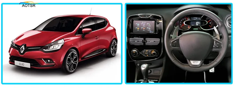 Android 8,0 4 Гб+ 8 ядер+ 32 ГБ головное устройство для Renault Clio 2013 автомобильный dvd-плеер Радио Стерео gps карта wifi BT