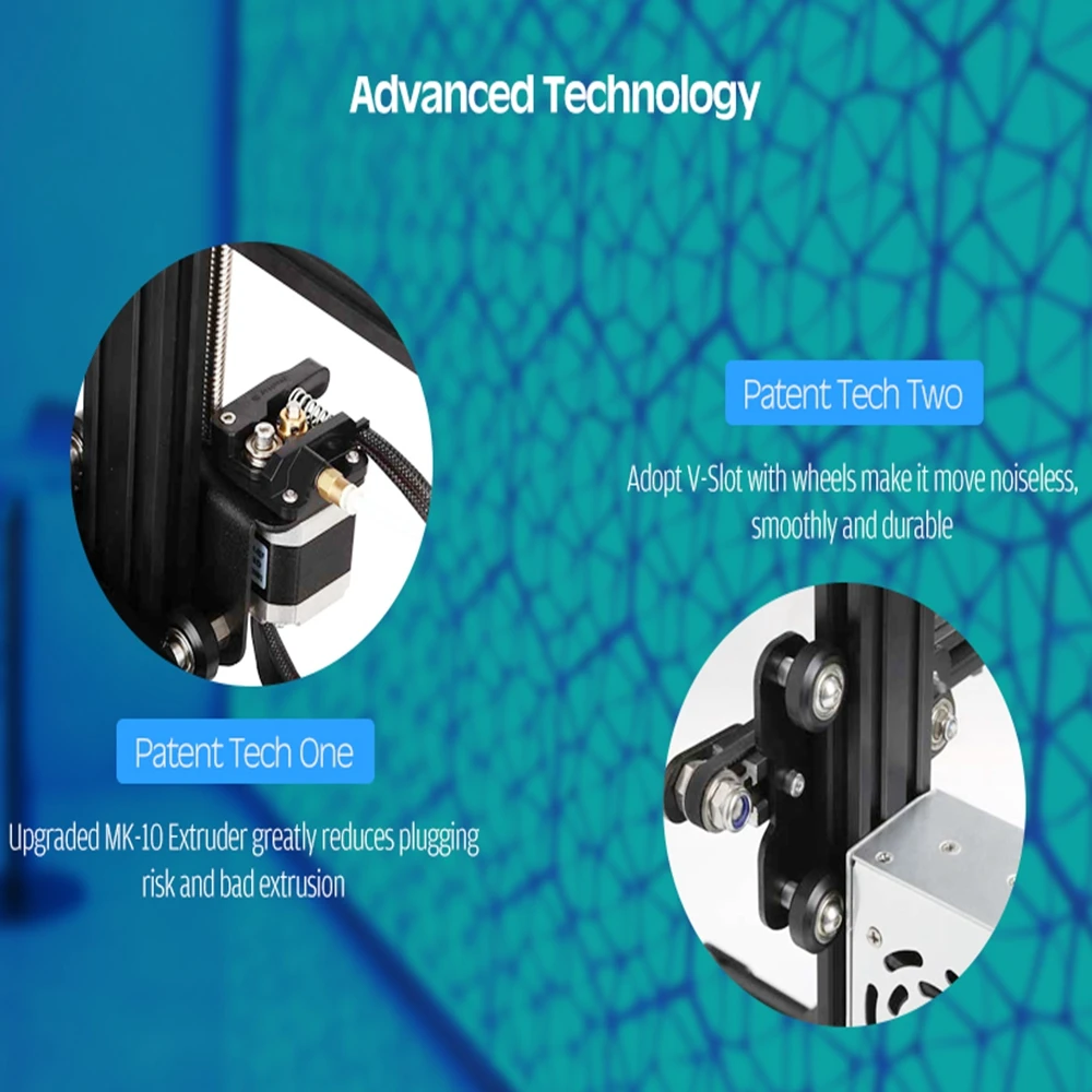 Creality 3D Ender 3 принтер обновленная версия v слот для повторного отключения питания