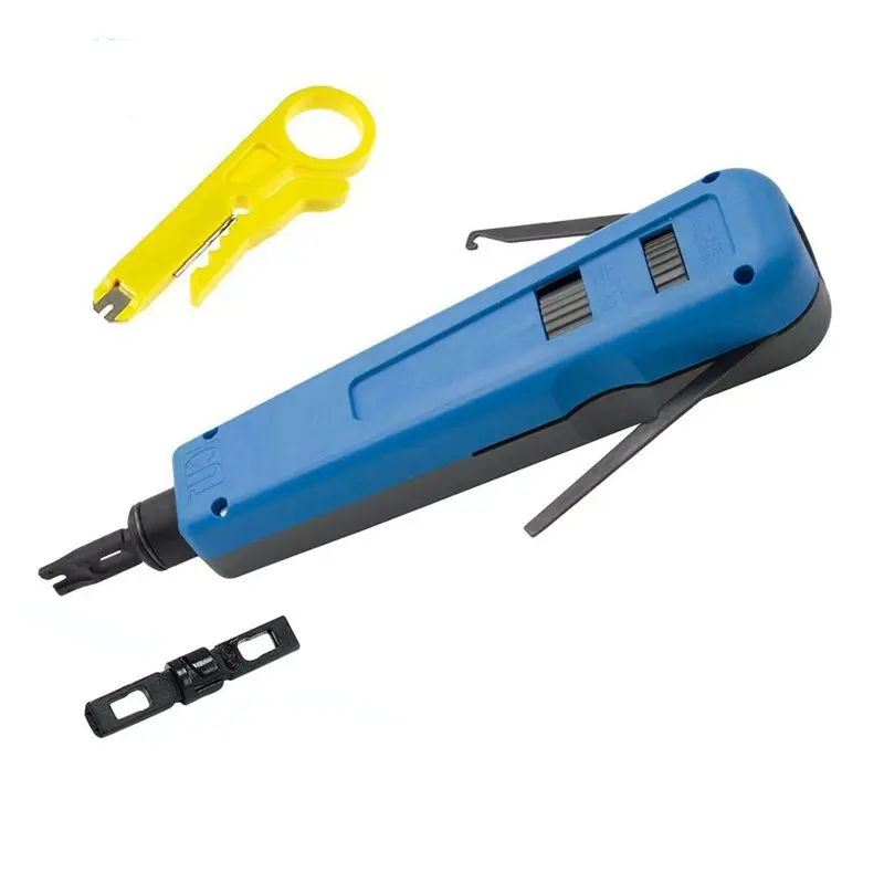 

BMBY-Punch Down Impact Tool With 110 And 66 Blades, Network Wire Cable Cat6/Cat5E Telephone Impact Terminal Insertion Tools