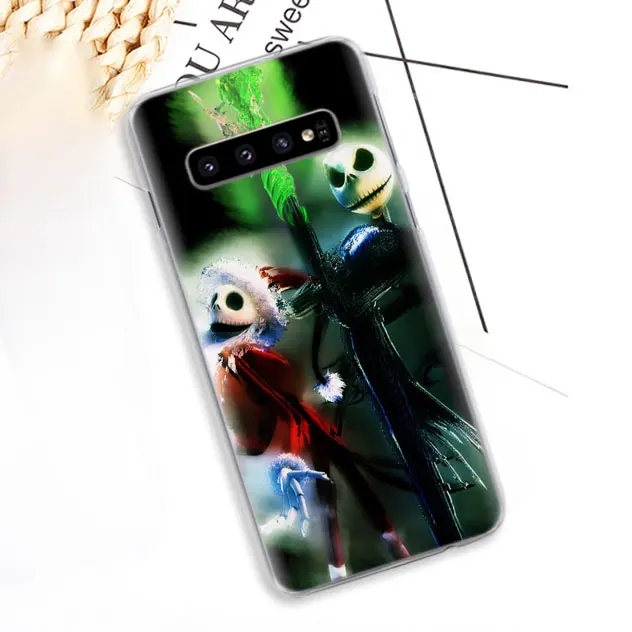 01 Кошмар перед Рождеством Джек телефон чехлы для samsung Galaxy S10e S10 плюс S8 S9 плюс S6 S7 край A40 A50 A70 M20 случае Coque - Цвет: 01