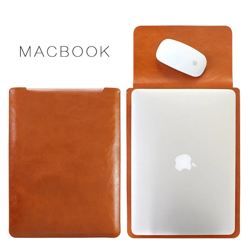 Чехол из искусственной кожи для Apple Macbook Air Pro Retina 11 6 12 13 3 15 4 дюймов чехлы ноутбуков