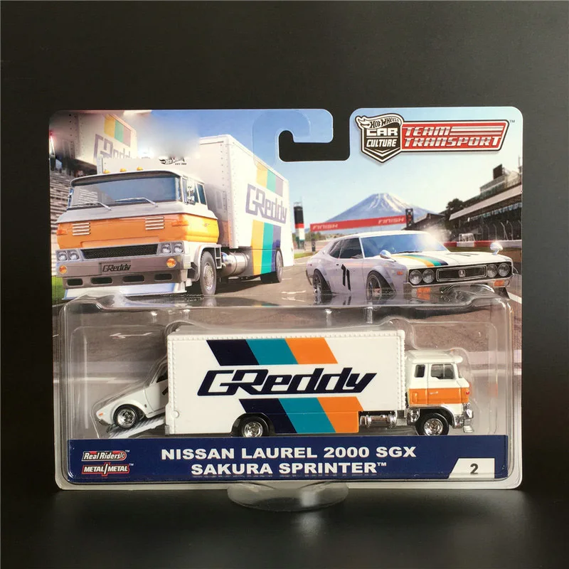 Hot Wheels автомобиль 1: 64 Автомобиль культура команда транспорт коллектор издание металл литья под давлением модель автомобиля настоящие всадники детские игрушки подарок - Цвет: FLF56-2