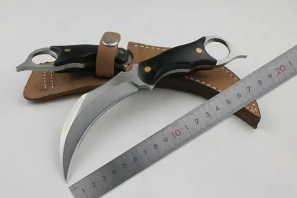 United knfie karambit 440C фиксированное лезвие коготь открытый кемпинг охотничий нож для