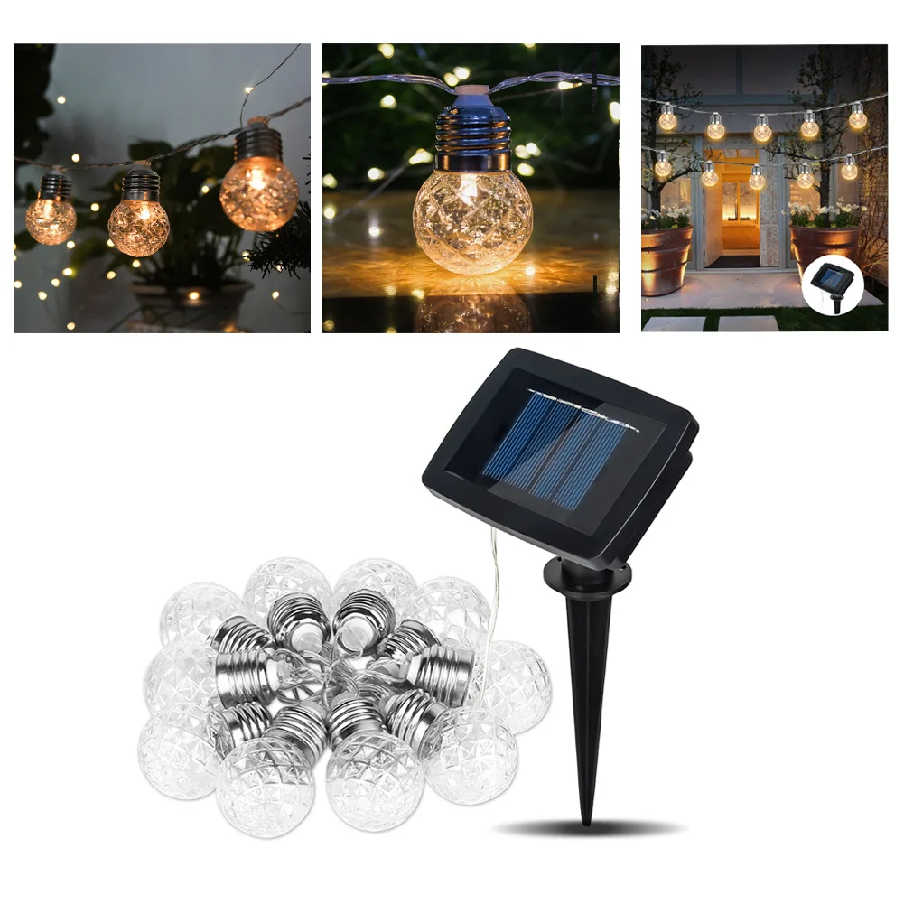 

3.8M 10 Lights Copper Wire LED String Pineapple lights Holiday lighting Fairy Garland For Festival Tree Wedding Party Decoration