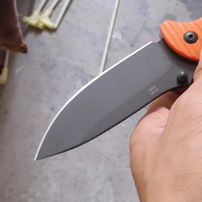 58-60HRC Ganzo G7413P 440C G10 ручка со свистком складной нож выживания походный инструмент карманный нож тактический edc Открытый инструмент