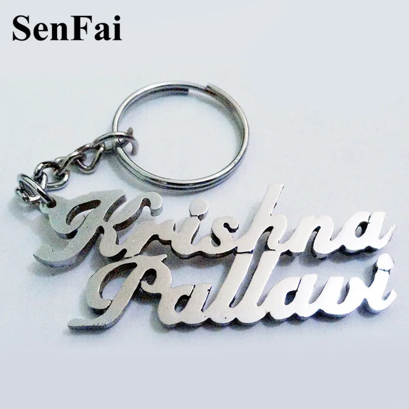 Новинка 2018! Брелок на заказ для женщин и мужчин специальный подарок любой шрифт