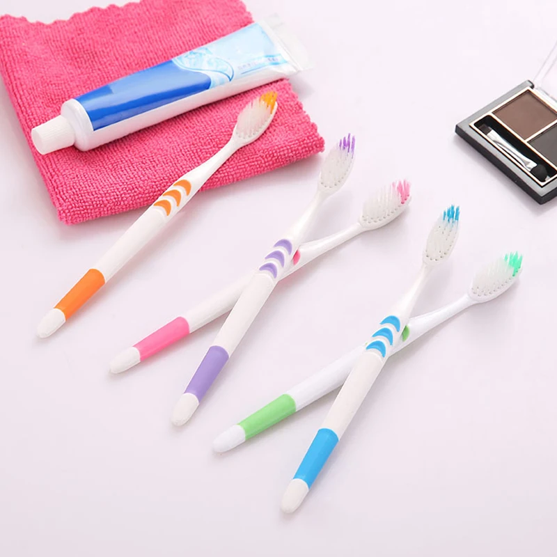 10 шт./компл. экологическая натуральная бамбуковая угольная зубная щетка для