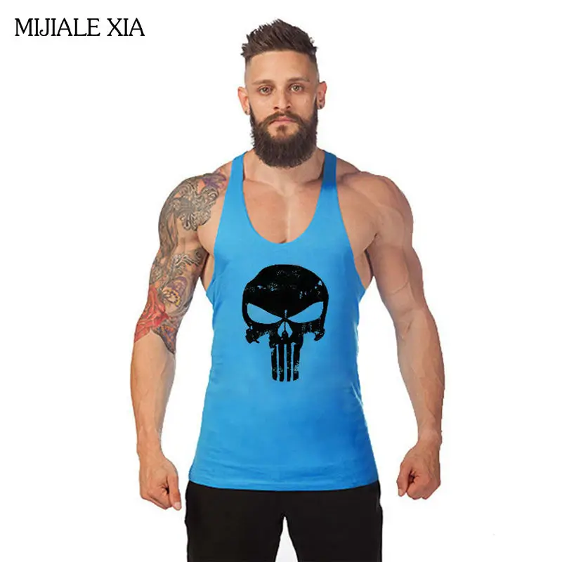 Новое поступление Мужская майка рубашка бодибилдинг мышцы фитнес дышащий жилет