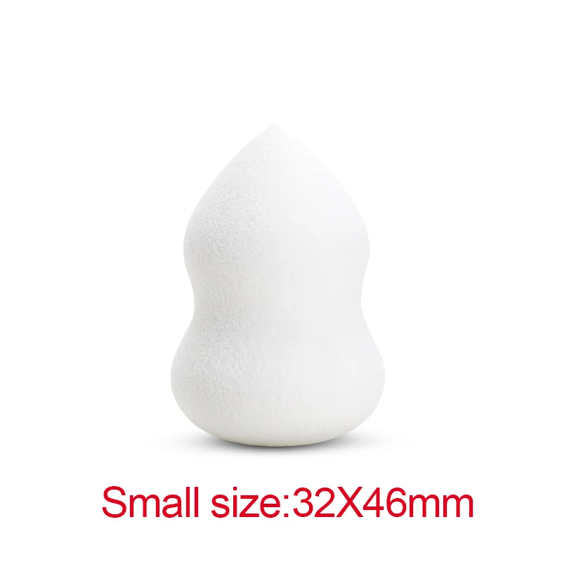 Cocute спонж для нанесения основы под макияж beauty Cosmetic Puff Powder Smooth Make Up Sponge пудра для лица Puff beauty tools Gourd - Цвет: Small White