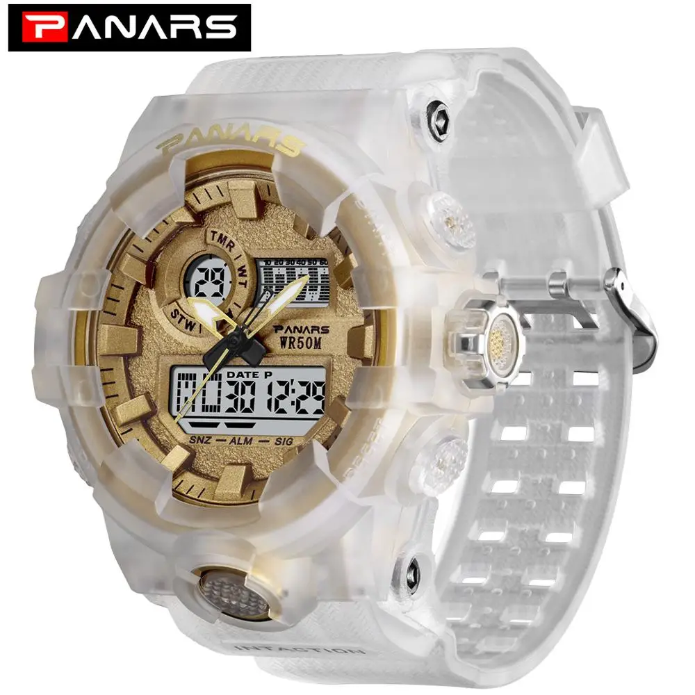 PANARS G style Shock Military Watch Men's Digital Watch Outdoor Multi-function Waterproof Sports Watch Relojes Hombre