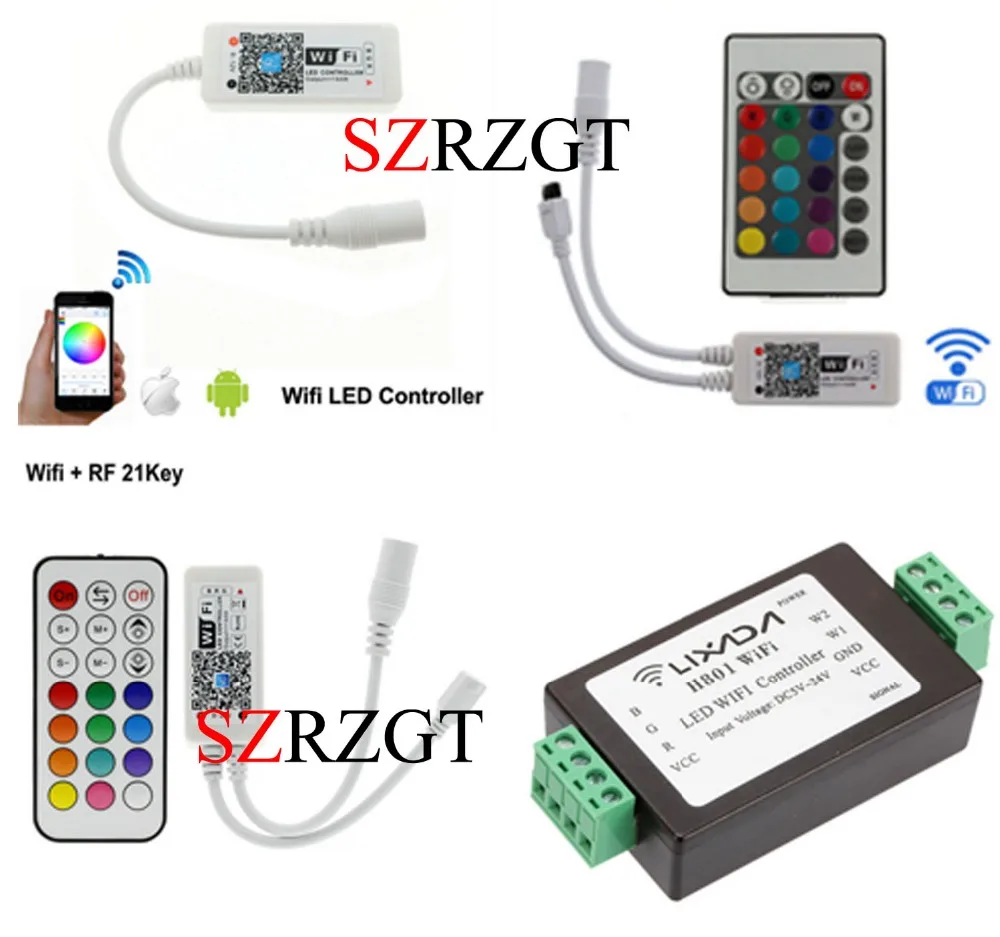 Пульт управления Wi Fi RGB 12 В постоянного тока 21/24 клавиши|ir control remote|ir controllerwifi rgb |
