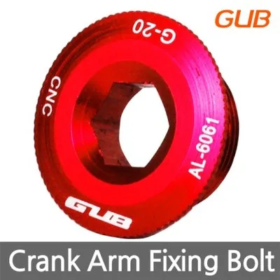 RED GUB G-20 M20 Нижний Кронштейн цепное колесо BB заглушки для звездочки чашки болт с ЧПУ AL6061 система для MTB крепежный болт винт для Deore/SLX/XT - Цвет: RED