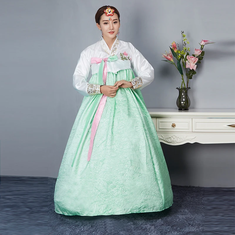 Корейский ханбок модное женское традиционное платье национальная одежда